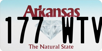 AR license plate 177WTV