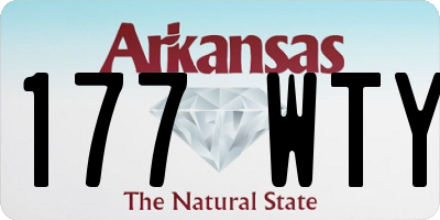 AR license plate 177WTY