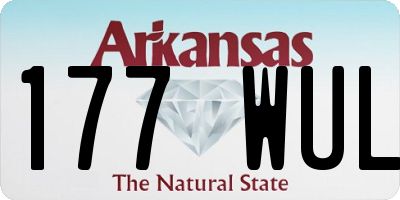 AR license plate 177WUL