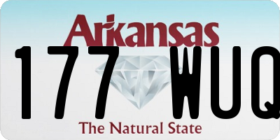 AR license plate 177WUQ