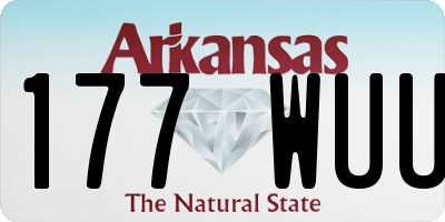 AR license plate 177WUU