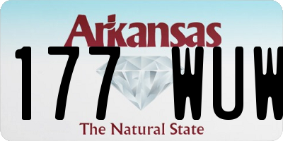 AR license plate 177WUW