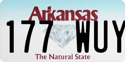 AR license plate 177WUY