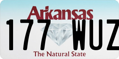 AR license plate 177WUZ