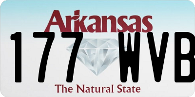 AR license plate 177WVB