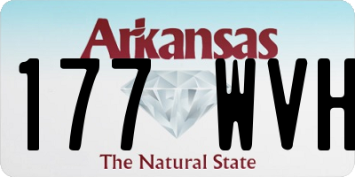 AR license plate 177WVH