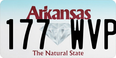 AR license plate 177WVP