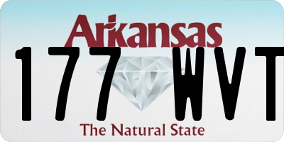 AR license plate 177WVT