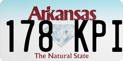 AR license plate 178KPI