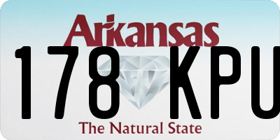 AR license plate 178KPU