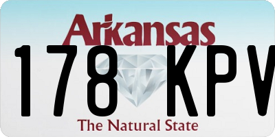 AR license plate 178KPV