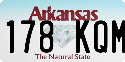 AR license plate 178KQM