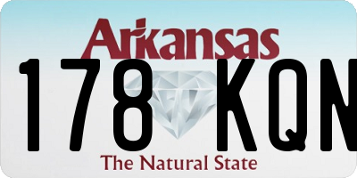 AR license plate 178KQN