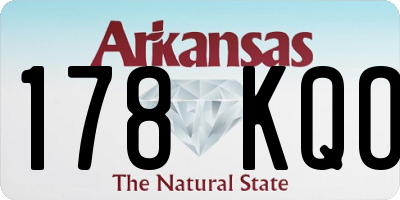 AR license plate 178KQO