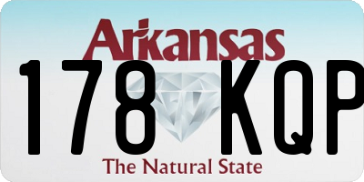 AR license plate 178KQP
