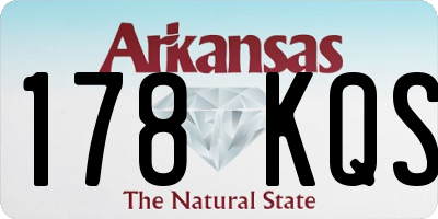 AR license plate 178KQS