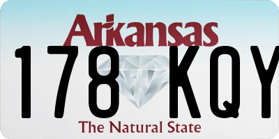 AR license plate 178KQY
