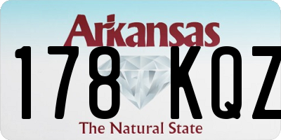 AR license plate 178KQZ