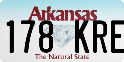 AR license plate 178KRE