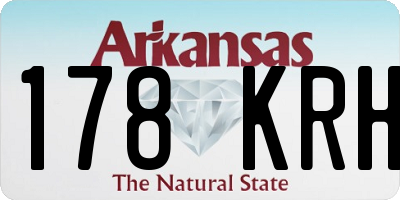 AR license plate 178KRH