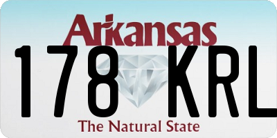 AR license plate 178KRL