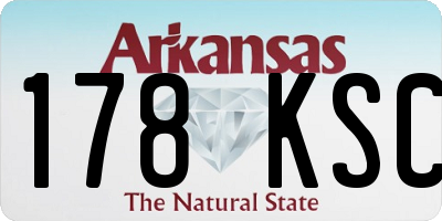 AR license plate 178KSC