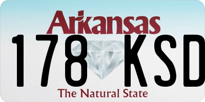 AR license plate 178KSD