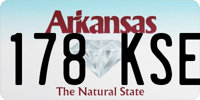 AR license plate 178KSE