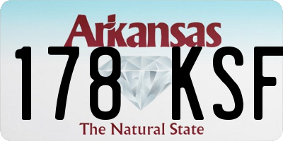 AR license plate 178KSF