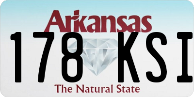 AR license plate 178KSI