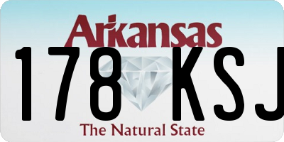 AR license plate 178KSJ
