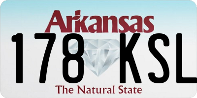 AR license plate 178KSL
