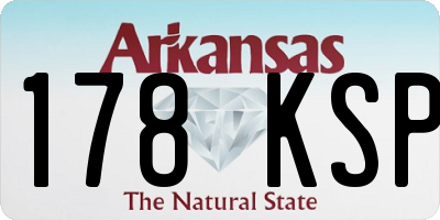 AR license plate 178KSP