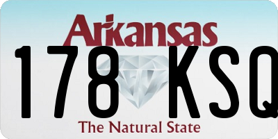AR license plate 178KSQ