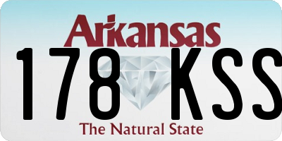 AR license plate 178KSS