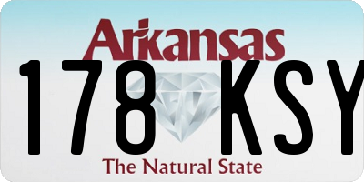 AR license plate 178KSY