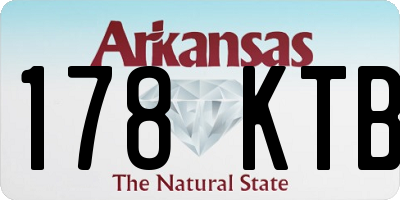 AR license plate 178KTB