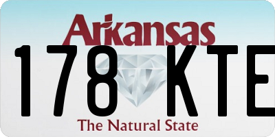 AR license plate 178KTE