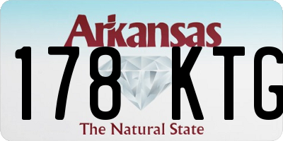 AR license plate 178KTG