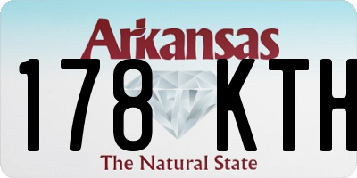 AR license plate 178KTH