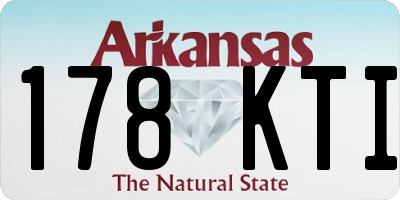 AR license plate 178KTI