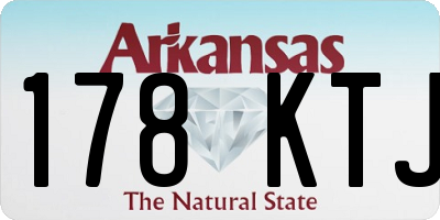 AR license plate 178KTJ