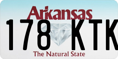 AR license plate 178KTK