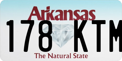 AR license plate 178KTM