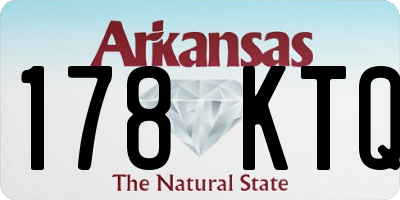 AR license plate 178KTQ