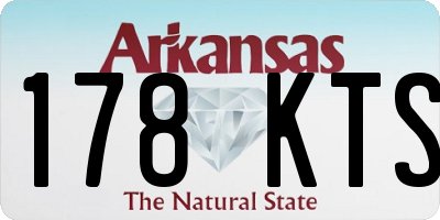 AR license plate 178KTS