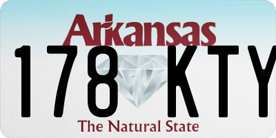AR license plate 178KTY