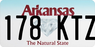 AR license plate 178KTZ