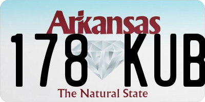 AR license plate 178KUB