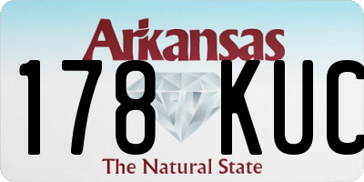 AR license plate 178KUC
